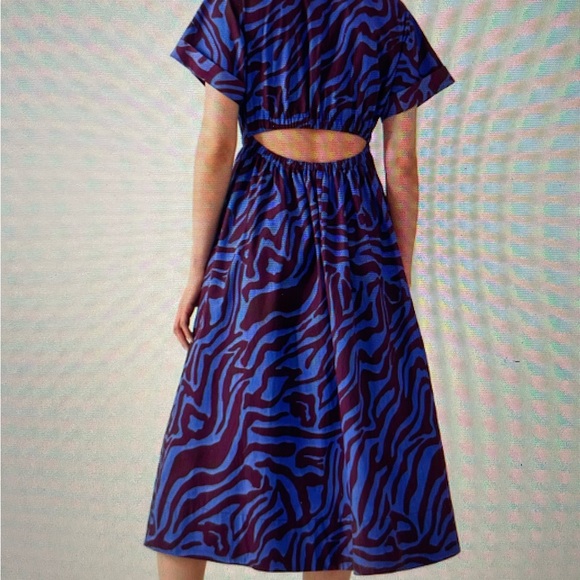 Beautiful by Anthropologie twist-waist midi slip-on shirtdress! - Picture 4 of 7